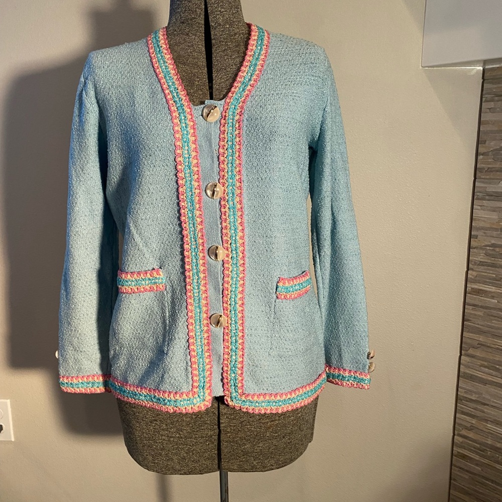 EUC WOOL MIKE CORWIN SWEATER/BLAZER SIZE 6